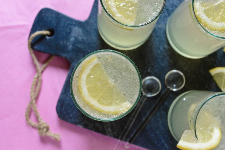 Sparkling Honey Ginger Lemonade Recipe