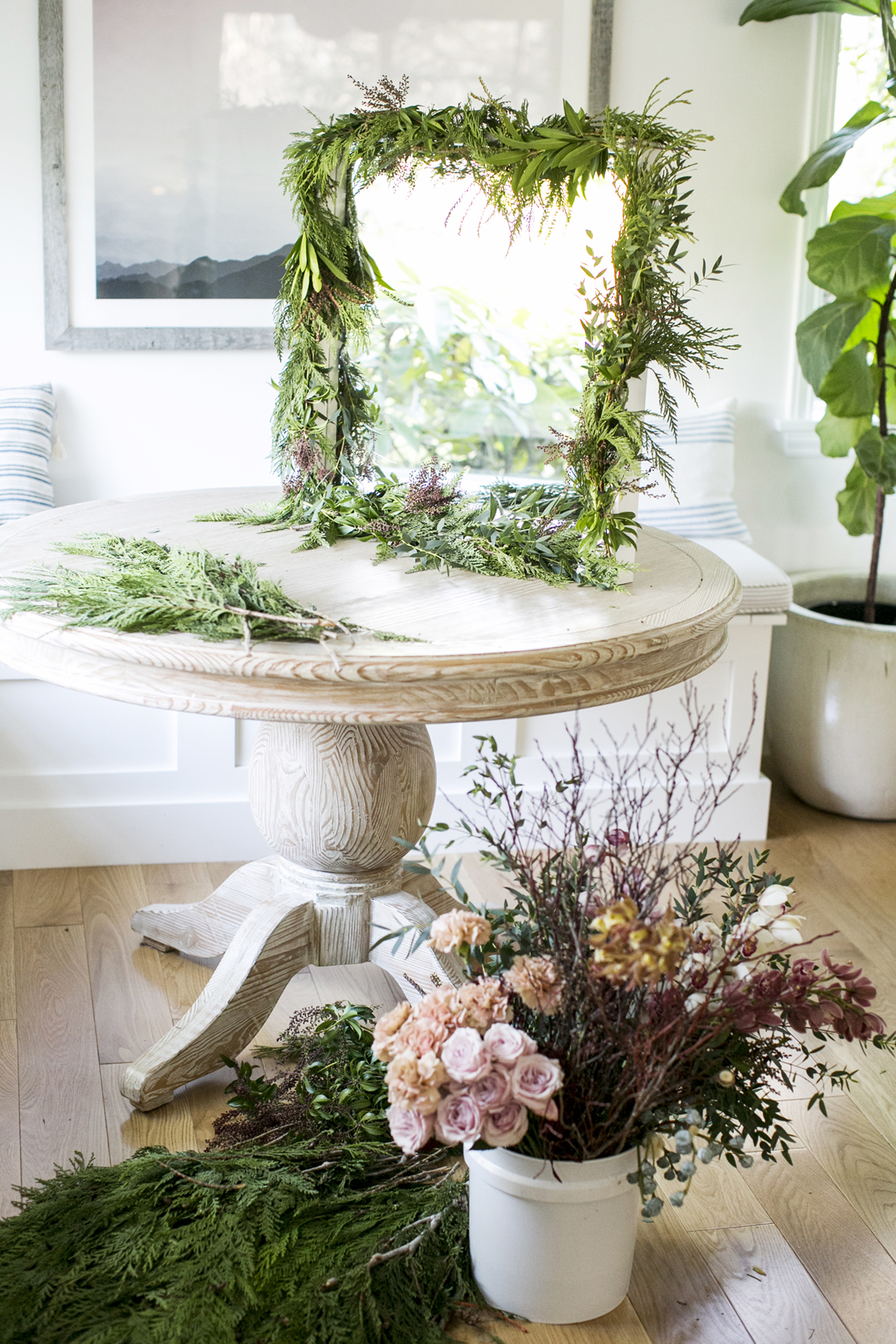 Floral Tutorial :: A Unique Winter Garland with Orchids