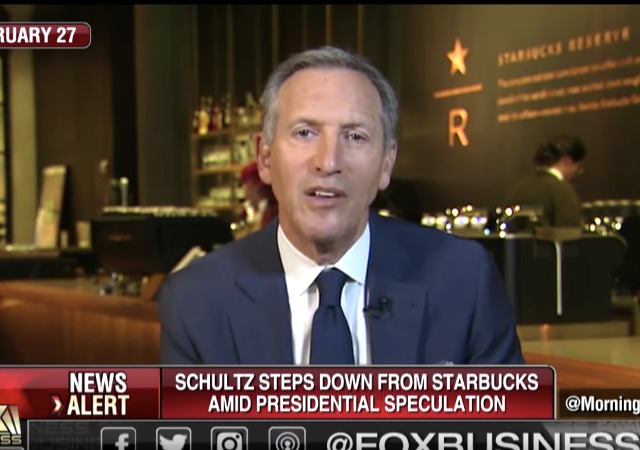 Starbucks Chairman Howard Shultz Leaves Post, Possibly Mulling Presidential Run