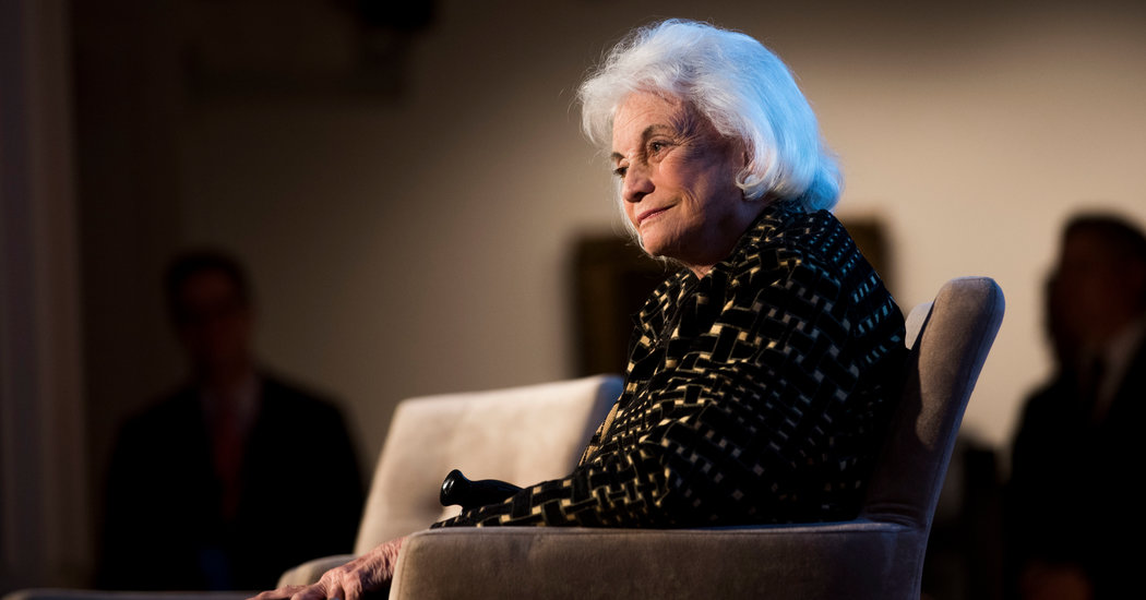 Battling Dementia, Sandra Day O’Connor Leaves Public Life With Plea for Bipartisanship