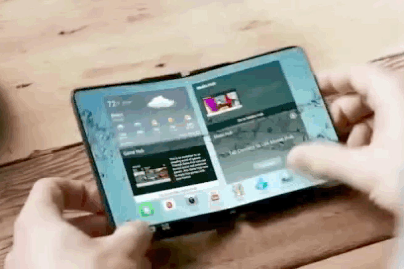Samsung teases a reveal for its foldable, dual-screen smartphone