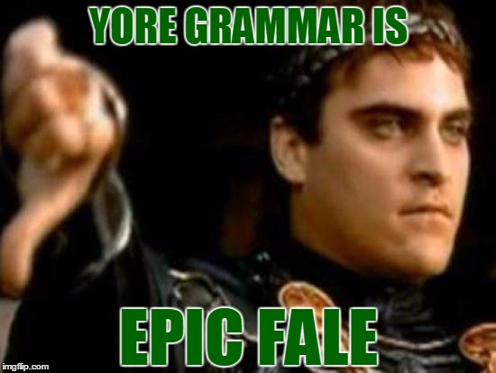 Use this cute little meme comment whenever you see a grammatical error – it’s sure to liven up your internet experience. :)