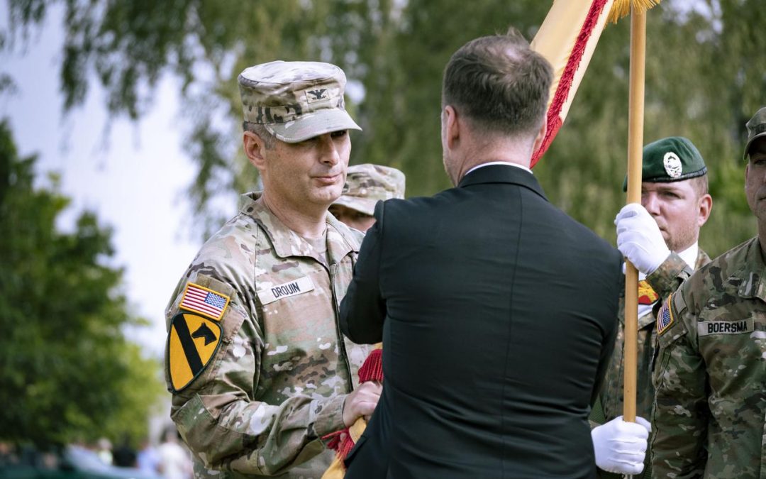 Drouin brings experience on NATO’s eastern flank to post atop vast Army garrison in Germany