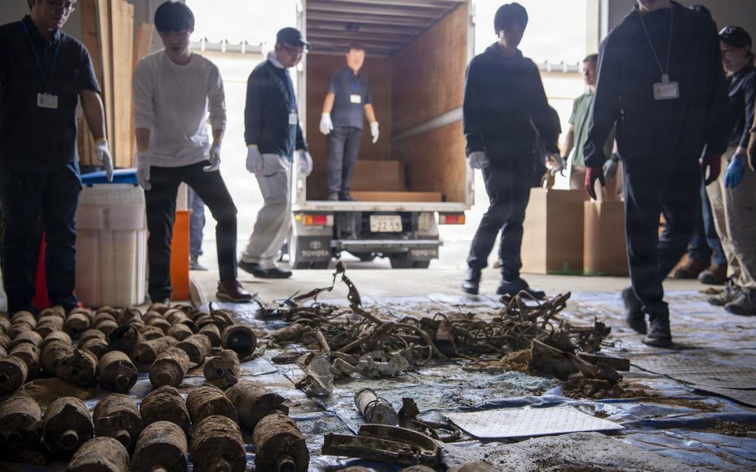 Unearthed artifacts provide glimpse of aviation history at air base in Japan
