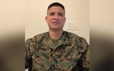 Marine veteran on GOP ballot for House seat charged over social media threats to kill Trump