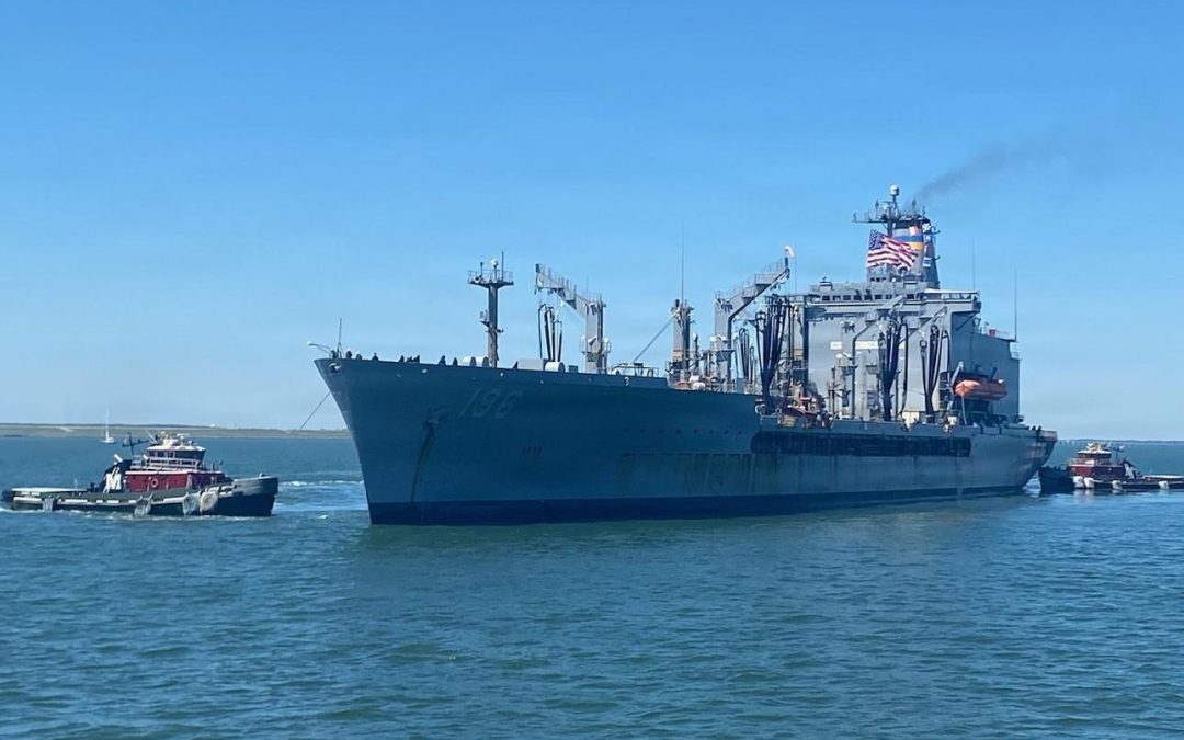 Fleet replenishment oiler USNS Kanawha to receive Presidential Unit Citation this week