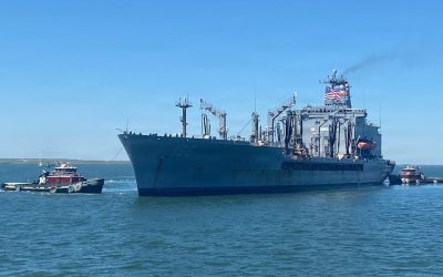Fleet replenishment oiler USNS Kanawha to receive Presidential Unit Citation this week