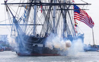 USS Constitution, Coast Guard Eagle highlight Sail 250 Boston
