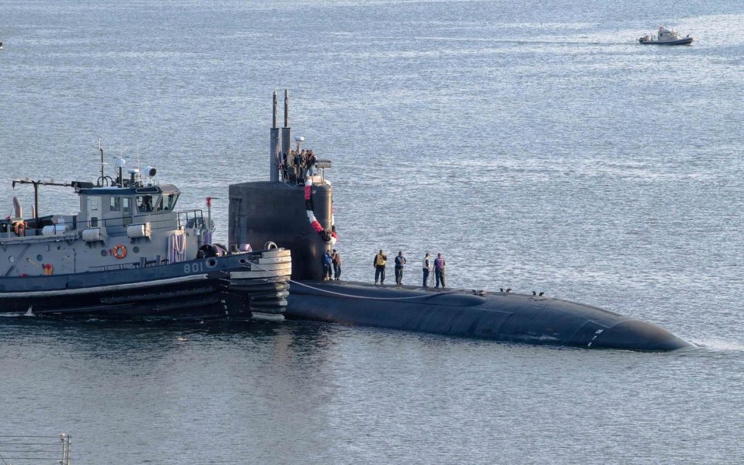 Submarine USS Alexandria arrives in Bremerton for eventual decommissioning