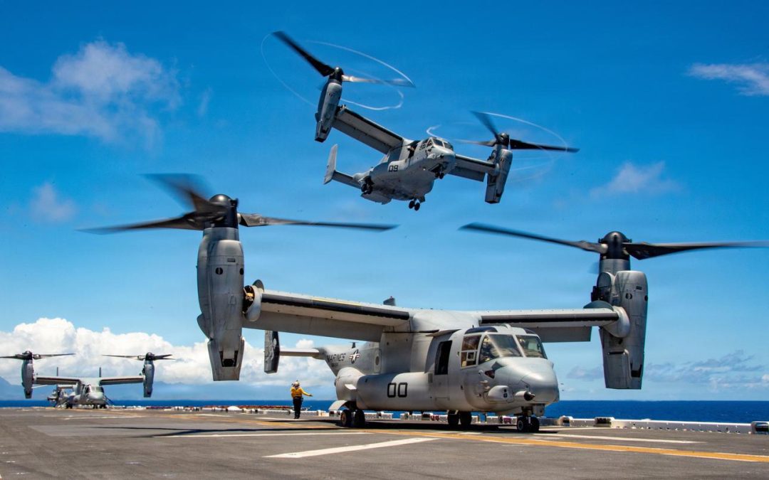 Marine Corps receives its final MV-22 Osprey tilt-rotor aircraft