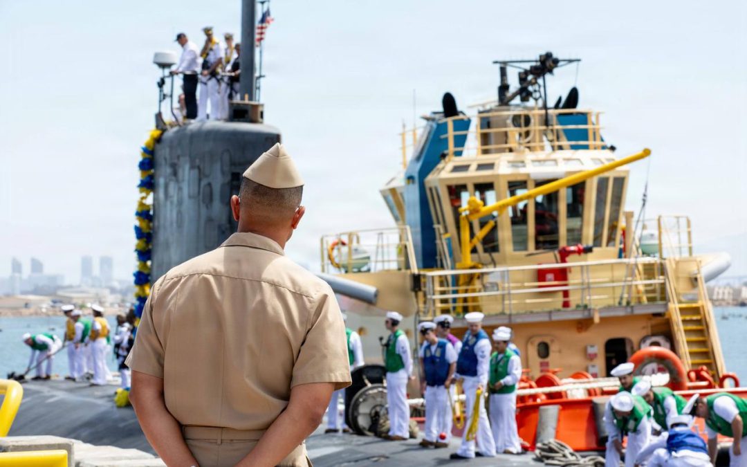 USS Springfield arrives at its new San Diego homeport from Guam