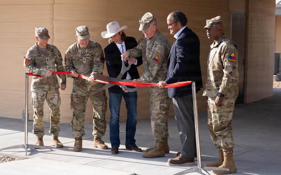 New 3D-printed barracks open at Fort Bliss