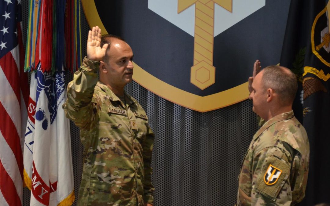 Neighborly advice leads tech worker to commission into the Army Reserve as a major