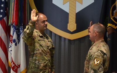 Neighborly advice leads tech worker to commission into the Army Reserve as a major