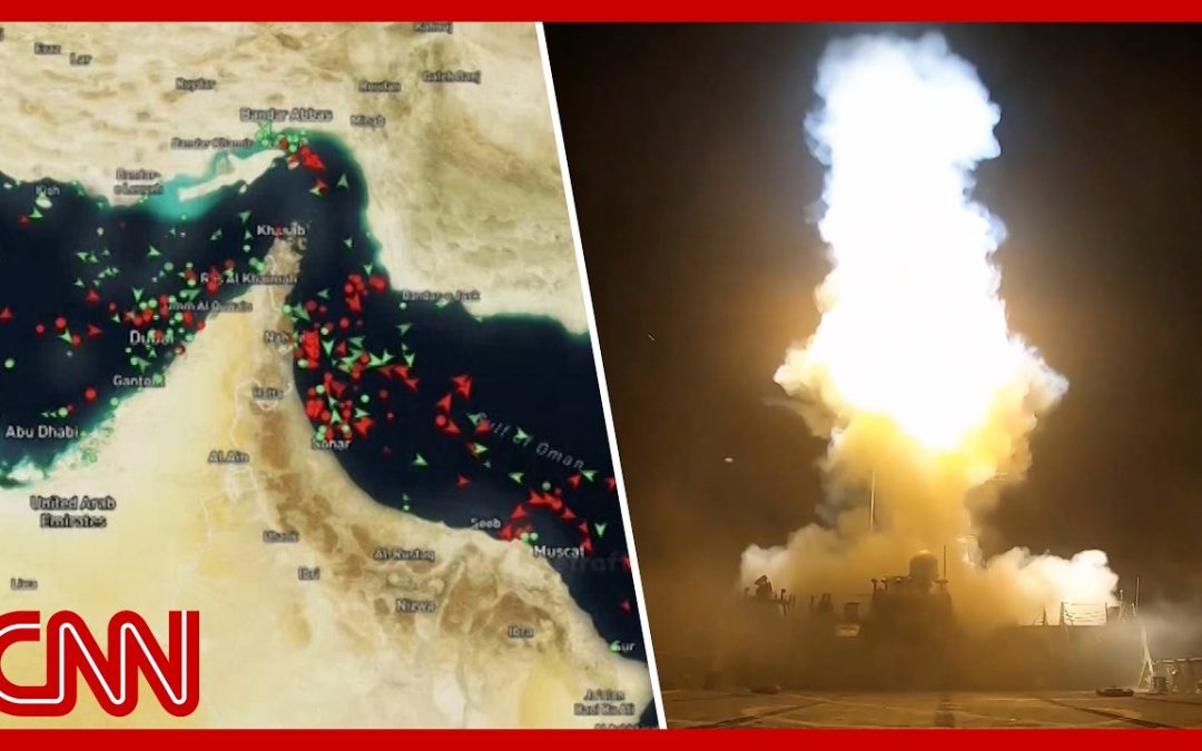 US & Iran both claim Hormuz control as strikes escalate & traffic plummets