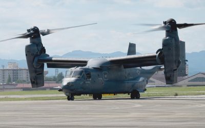 Faulty indicator prompts precautionary Osprey landing at Japanese airfield