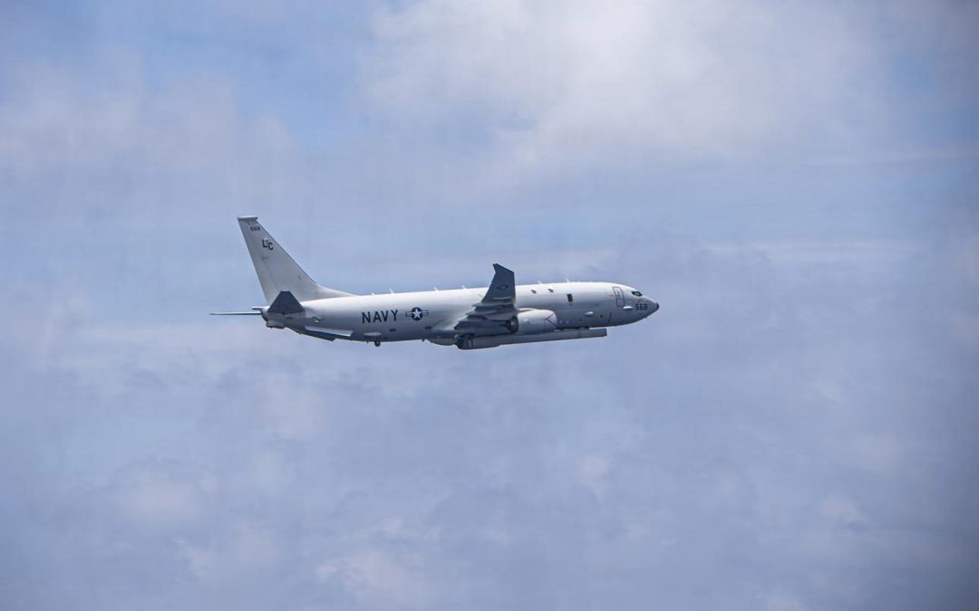 US Navy surveillance aircraft completes rare flight over Taiwan Strait