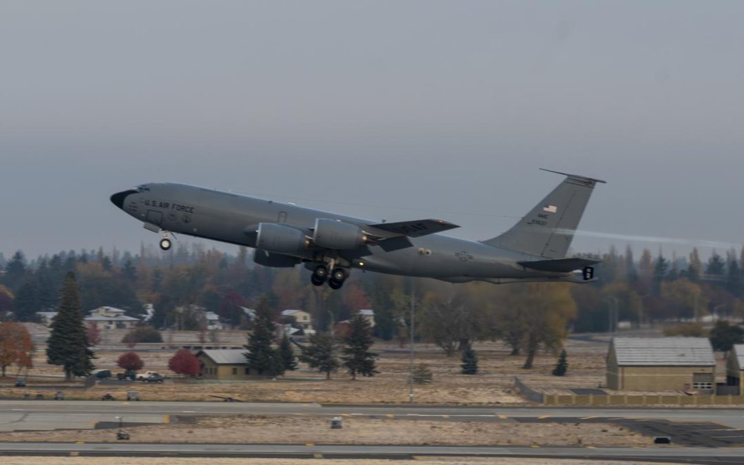 Major wildfires force evacuations at Fairchild Air Force Base near Spokane