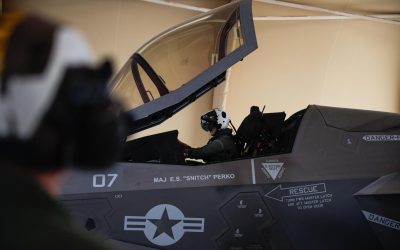 Marine F-35 squadron receives distinguished Air Force award