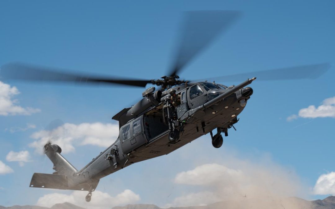 Air Force rescues Navy crew from damaged helicopter in California desert