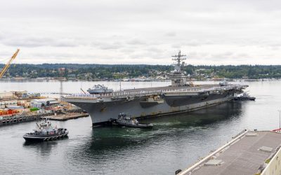 USS Ronald Reagan set to leave shipyard and return to operational status