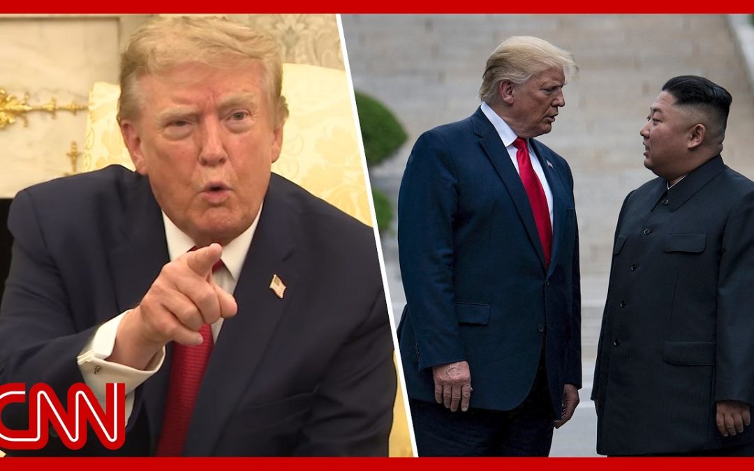 ‘Be quiet’: Trump snaps at CNN over Kim Jong Un question