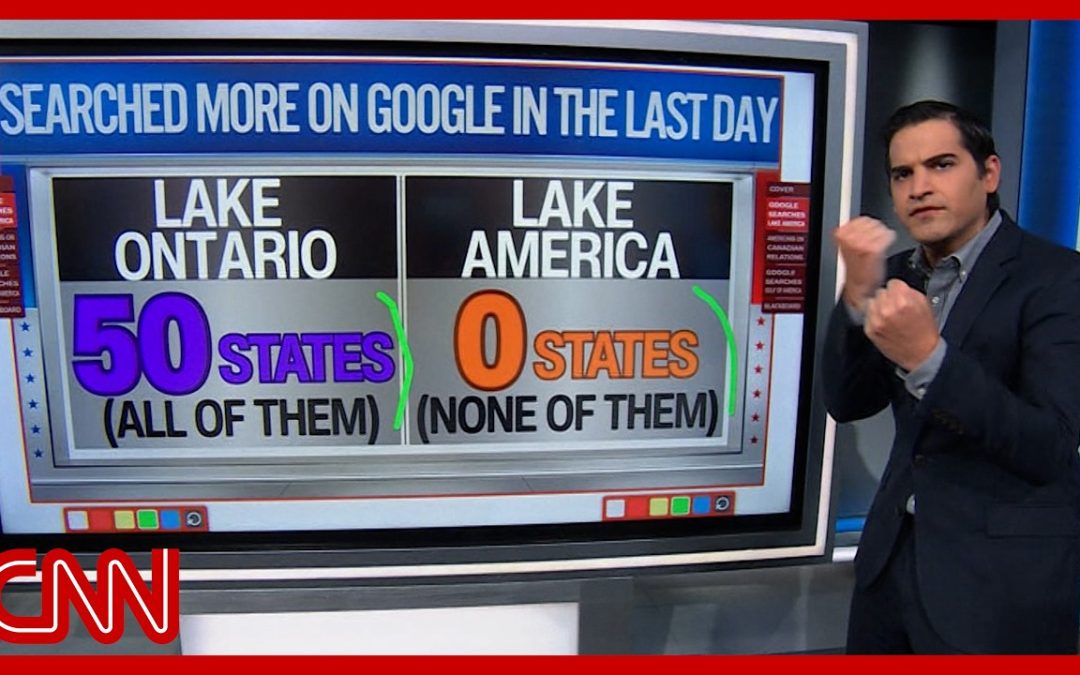 Are Americans actually calling it ‘Lake America’? Enten brings the data