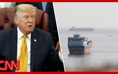 Trump says ‘last chance’ for Iran to deal, cargo ship hit in strait