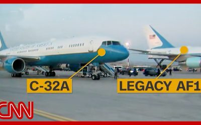 Behind the scenes of Trump’s secret plane switch