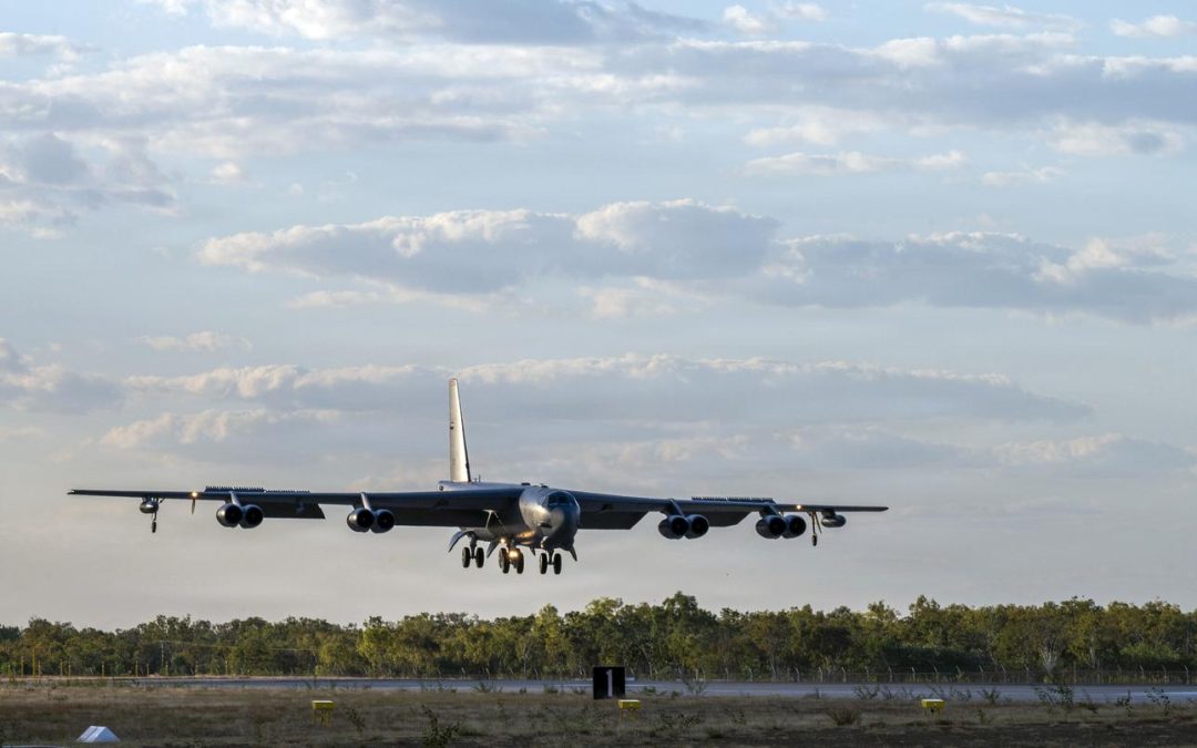 B-52 bombers land in Australia as defense chiefs signal larger US footprint Down Under