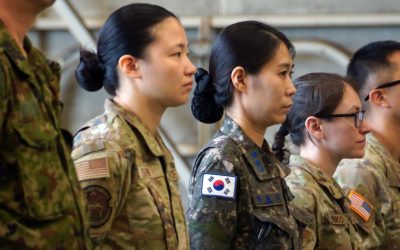 US, Japan and South Korea launch drills as North Korea unveils nuclear-capable warship