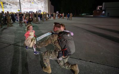 Airmen from 158th Fighter Wing return home from deployment as part of Operation Epic Fury