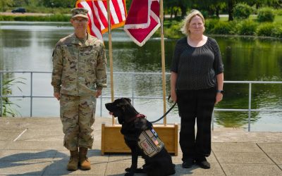 ‘Charged with the duty to comfort:’ Honorary Army major promoted at hospital ceremony