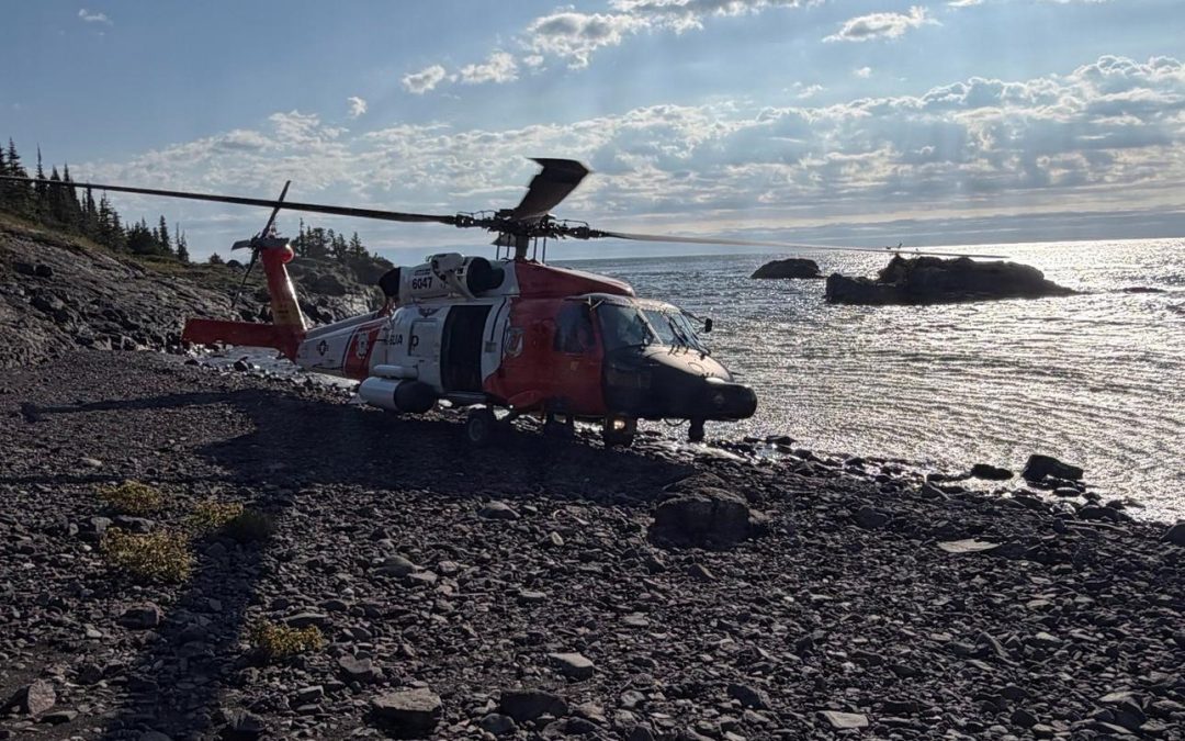 ‘Alive and alert’: Coast Guard helps rescue missing hiker in Michigan