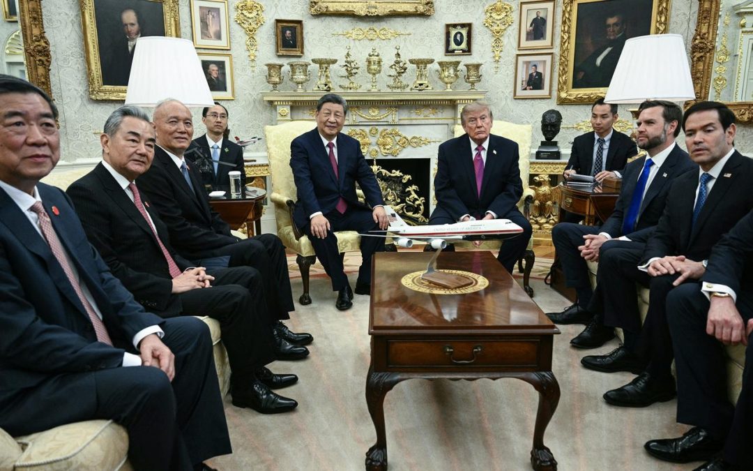 Trump, Xi begin state visit with nod at fierce AI rivalry