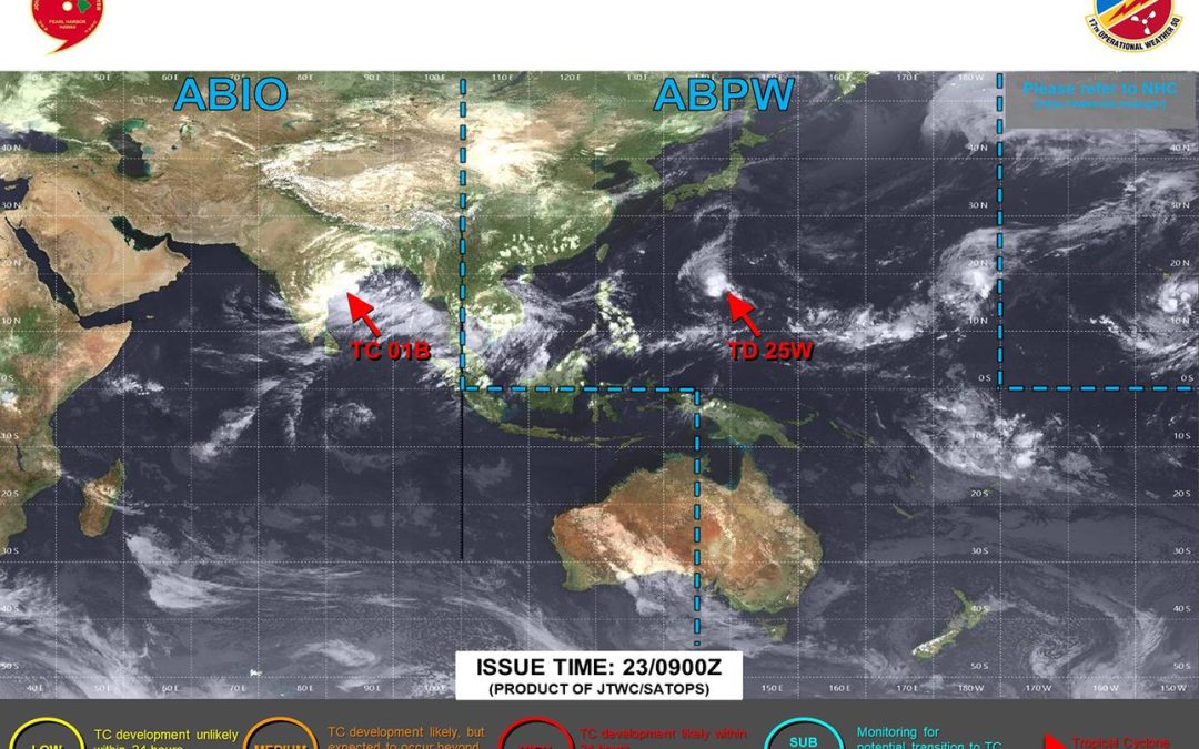 Tropical Depression 25W (Surigae), # 1