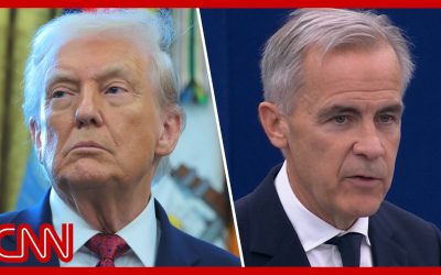 Carney fires back after Trump tariff threat over EU ties