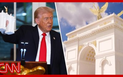 Trump: Triumphal arch will be used for drones, snipers & ammo