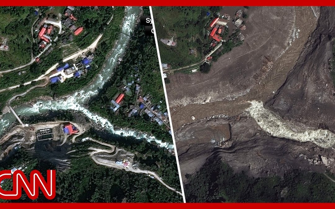 Nepal flood: Before/after photos, rescue op latest & a wiped-out village