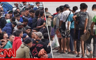 CNN goes inside Spanish city overwhelmed by thousands of migrants