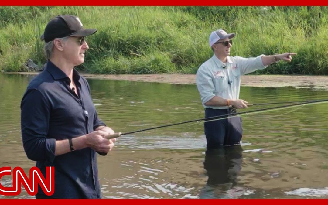 Jake Tapper goes fly fishing with Gavin Newsom
