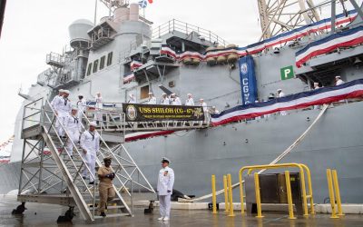 Navy decommissions 2 of its last Ticonderoga-class guided-missile cruisers