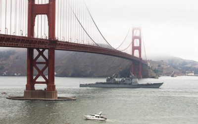 Soaring Blue Angels, parading ships highlight San Francisco Fleet Week