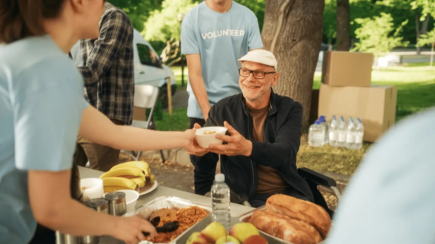 Reliable access to food can help Veterans build stability when facing homelessness