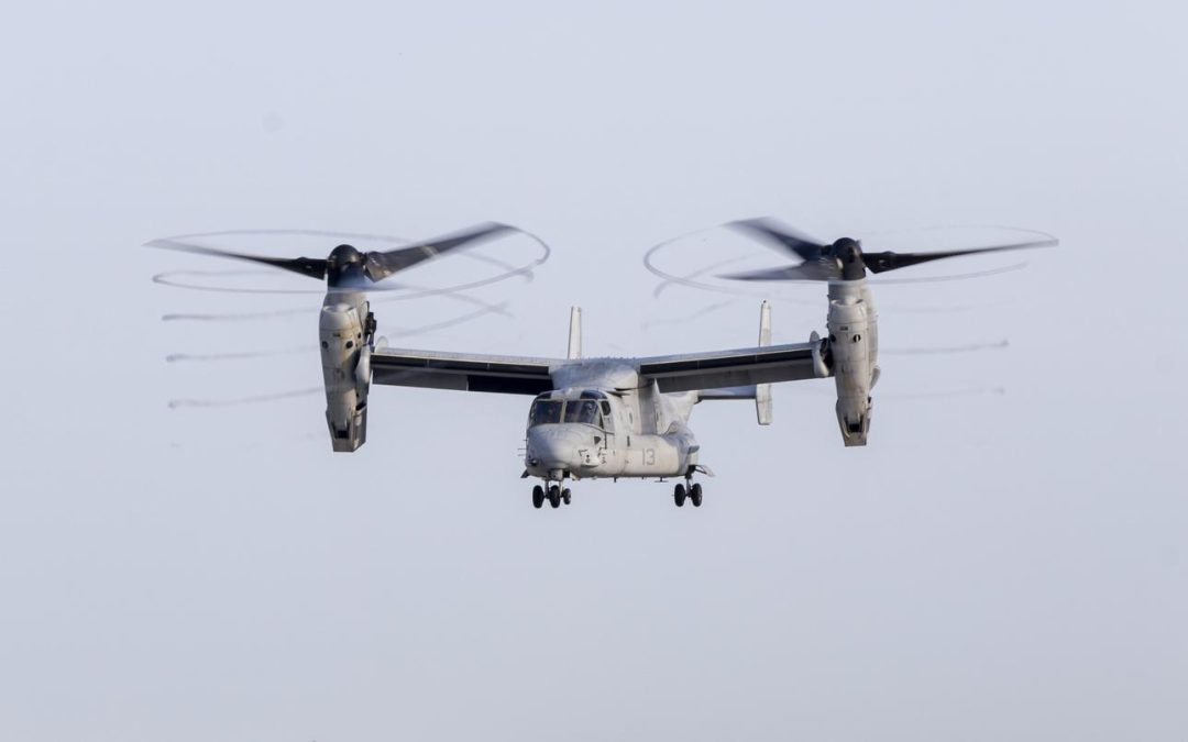 4 Marines ‘receiving medical care’ after hard landing of MV-22B Osprey in North Carolina