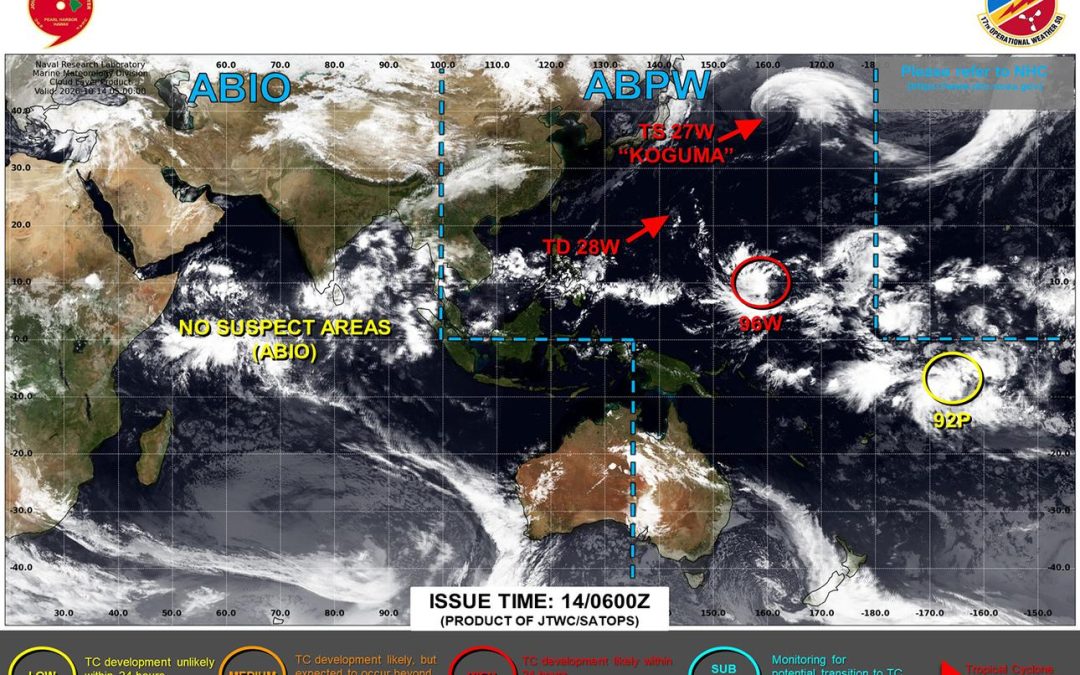 96W Invest: Guam and the Marianas might be in the crosshairs