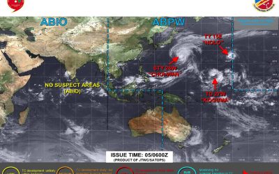 Traffic builds on western Pacific Typhoon Freeway