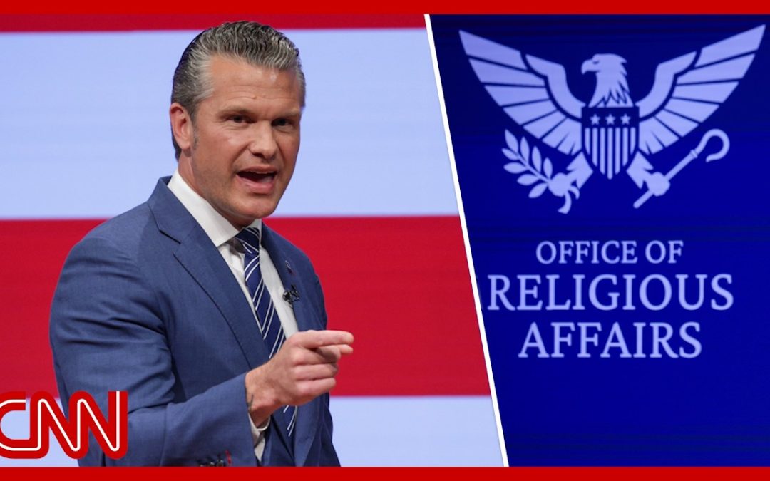 Hegseth unveils religious affairs office as Pentagon overhaul continues