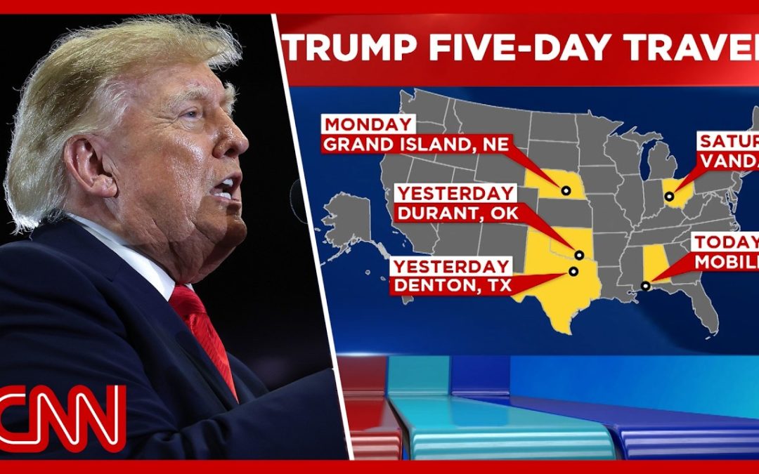 Trump campaigning in states GOP usually wins as midterms race tightens