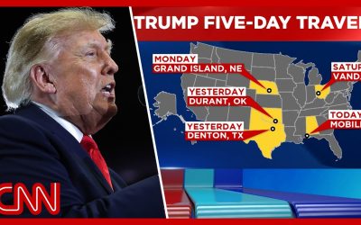 Trump campaigning in states GOP usually wins as midterms race tightens